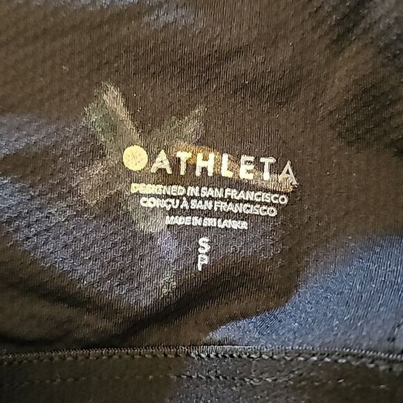 ATHLETA Exhilarate Velvet Crop A-C, Size Small,  NWT - Picture 9 of 10